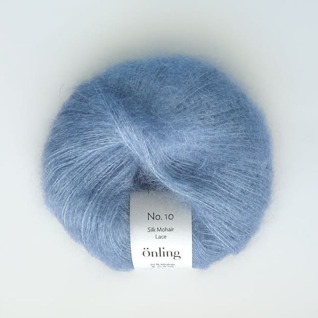 Önling No 10: Luxurious and exquisite silk mohair - Dove blue (012)