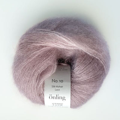 Önling No 10: Luxurious and exquisite silk mohair - Grey rose (053)
