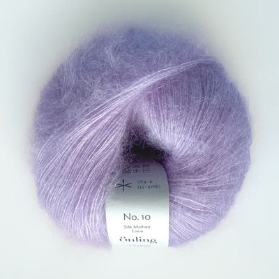 Önling No 10: Luxurious and exquisite silk mohair - Light lillac (052)