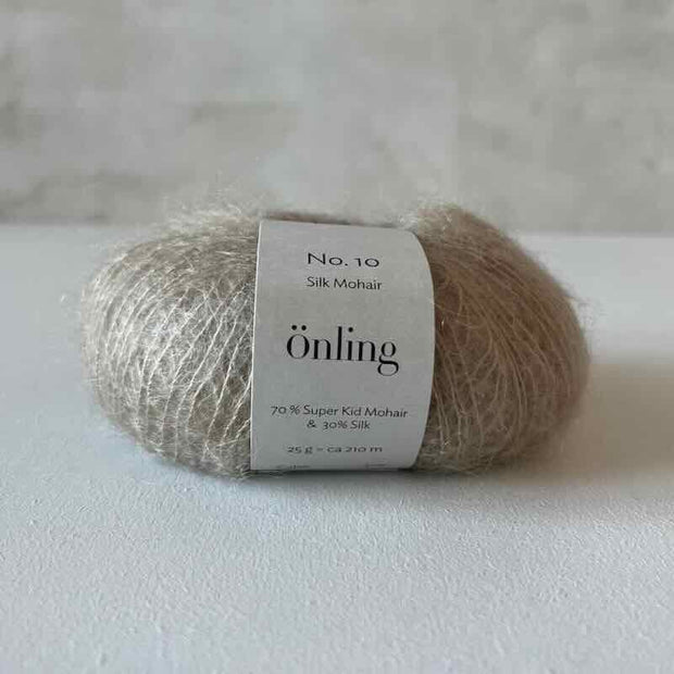 Önling No 10, Silk Mohair yarn Yarn Önling Yarn Beige (0349)