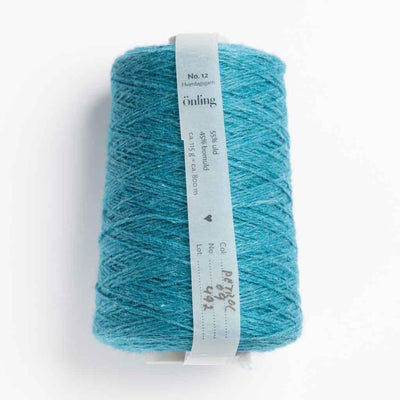 Önling No 12: All - season wool and cotton blend yarn - Petrol 9