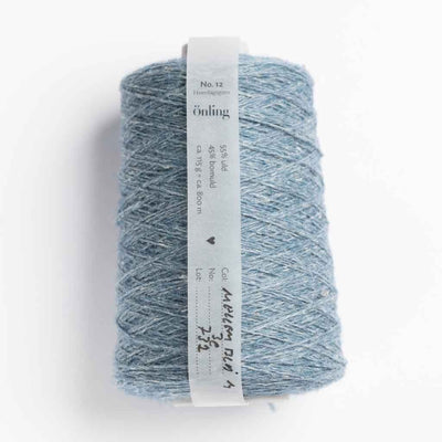 Önling No 12: All - season wool and cotton blend yarn - Blue Melange 30