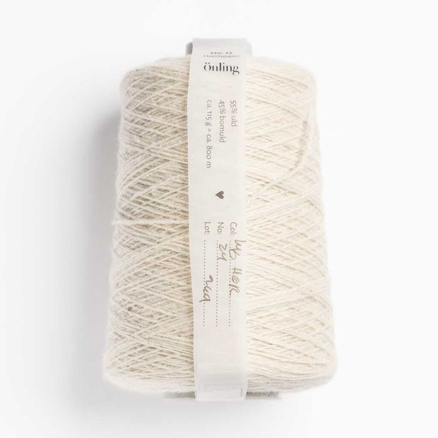Önling No 12: All - season wool and cotton blend yarn - Light Flax 24