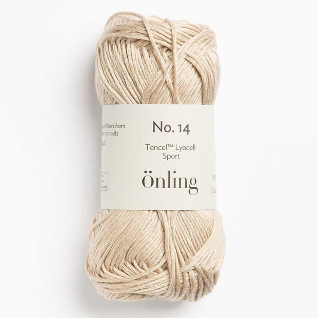 Önling No 14: Soft Lyocell yarn for summer knits - Marcipan (006)