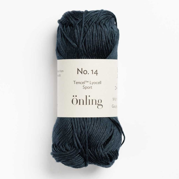 Önling No 14: Soft Lyocell yarn for summer knits - Navy