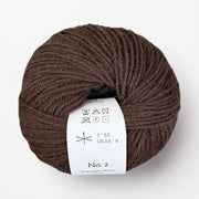 Önling No 2: Soft Merino yarn for luxurious knitting - Coffee brown (026)