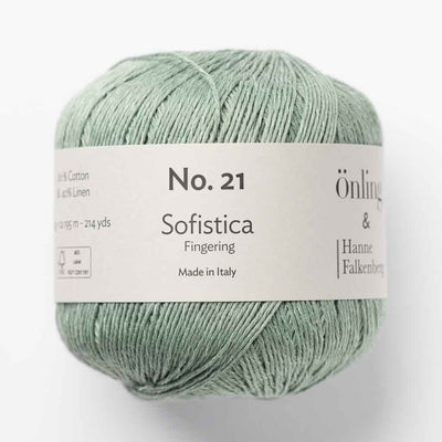 Önling No 21: Premium organic cotton linen yarn - Dusty Petrol (421/110)