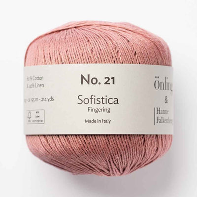 Önling No 21: Premium organic cotton linen yarn - Cinnamon
