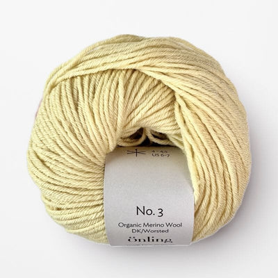 Önling No 3: 100% heavy organic merino wool - Banana yellow (014)