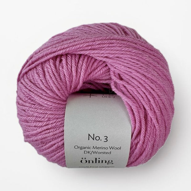 Önling No 3: 100% heavy organic merino wool - Bubblegum pink (023) Yarn Önling Yarn