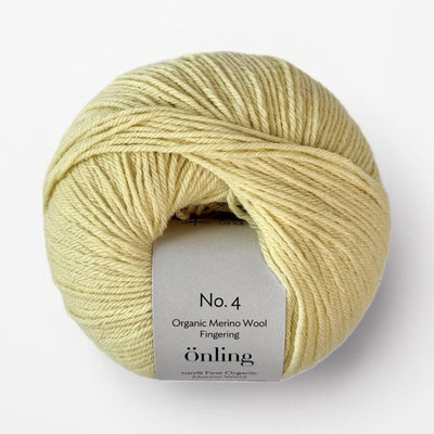 Önling No 4: 100% fine organic merino wool - Banana yellow (014)