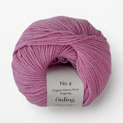 Önling No 4: 100% fine organic merino wool - Bubblegum pink (023)
