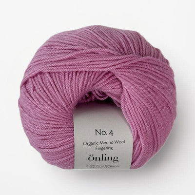Önling No 4: 100% fine organic merino wool - Bubblegum pink (023)