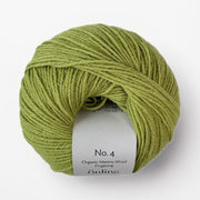 Önling No 4: 100% fine organic merino wool - Kiwi green (019)