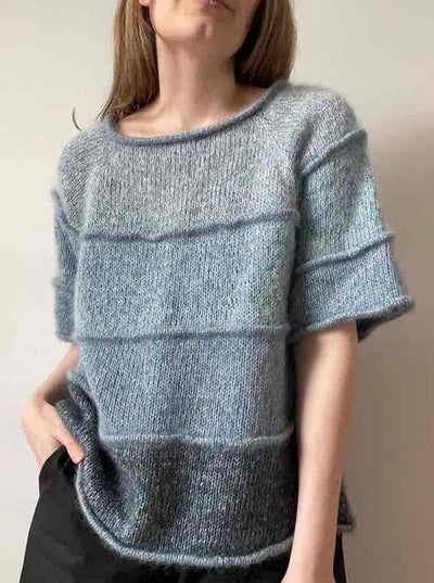 Pado Tee by Aegyo Knit, No 14 + Silk Mohair yarn kit (excl pattern) Knitting kits Aegyo Knit