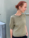Paloma T-shirt w. puff sleeves by Önling, No 21 + 13 knitting kit Knitting kits Önling - Katrine Hannibal