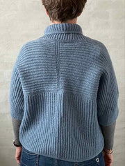 Patent jacket by Hanne Falkenberg, No 20 knitting kit | 101 Pigeon blue