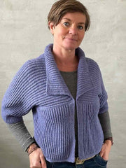 Patent jacket by Hanne Falkenberg, No 20 knitting kit | 60 Lilac (x)