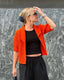 Patent jacket by Hanne Falkenberg, knitting pattern