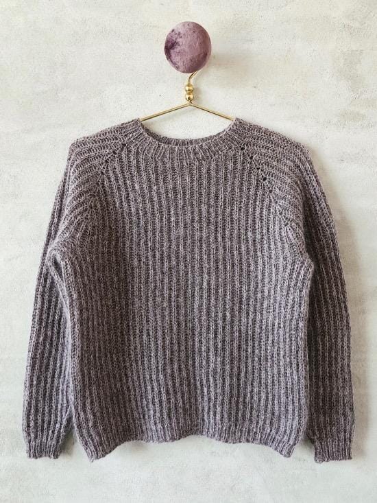 Petra brioche sweater by Önling, No 12 + silk mohair knitting kit