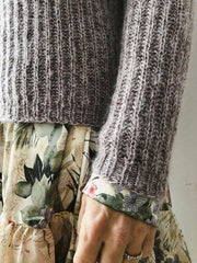 Petra brioche sweater by Önling, No 12 + silk mohair knitting kit