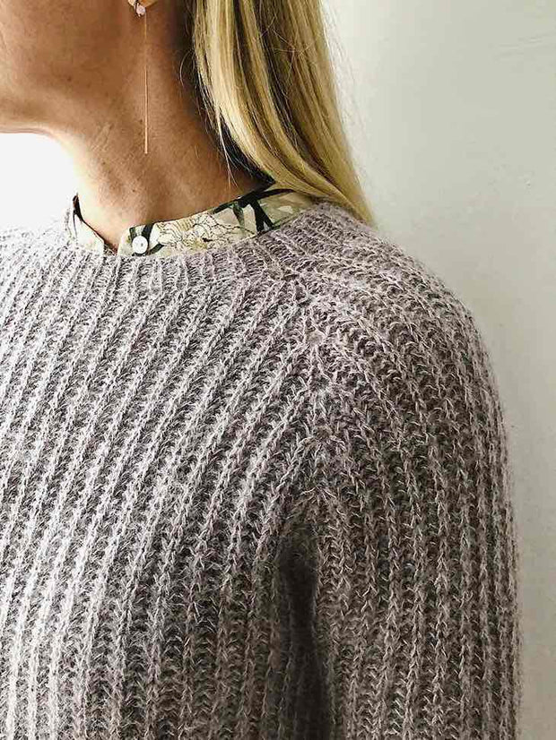 Petra brioche sweater by Önling, No 4 + silk mohair knitting kit