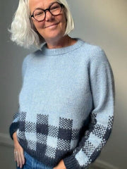 Picnic Sweater by Lene Krogh, pdf knitting pattern (UK, NO, DE)