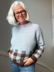 Picnic Sweater, No 20 + silk mohair knitting kit