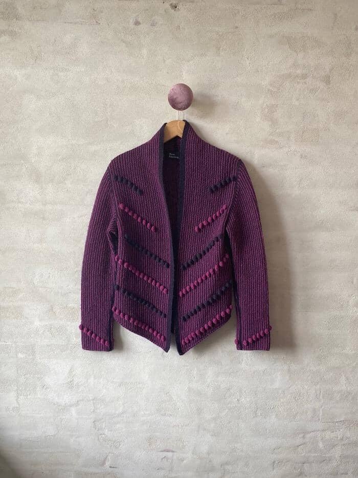 Ping-Pong jacket by Hanne Falkenberg, No 20 knitting kit