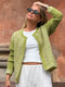 Print jacket by Hanne Falkenberg, No 20 knitting kit Knitting kits Hanne Falkenberg