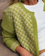 Print jacket by Hanne Falkenberg, knitting pattern Knitting patterns Hanne Falkenberg