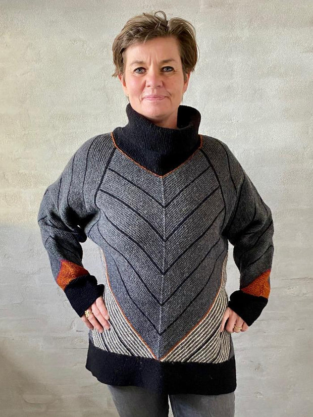 Profil sweater by Hanne Falkenberg, knitting pattern Knitting patterns Hanne Falkenberg