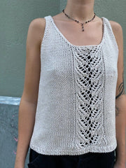 Rēsu summertop by Önling, knitting pattern Knitting patterns Önling - Katrine Hannibal