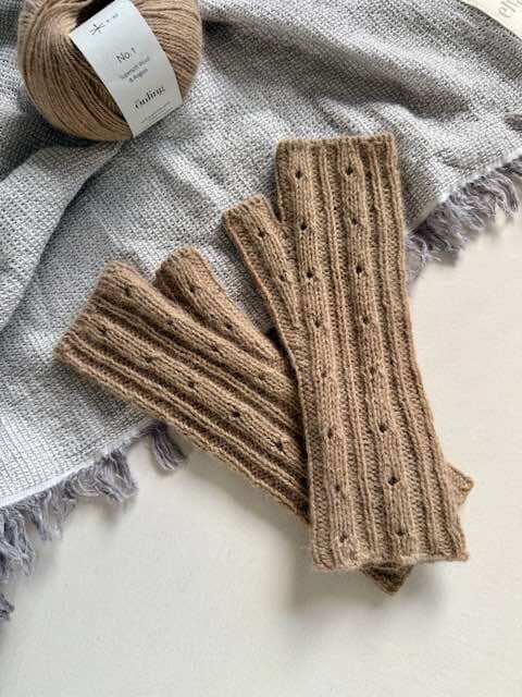 Rikke Beanie No 1 AND Wrist Warmers by Rikke Jönsson, No 1 kit Knitting kits Rikke Jönsson