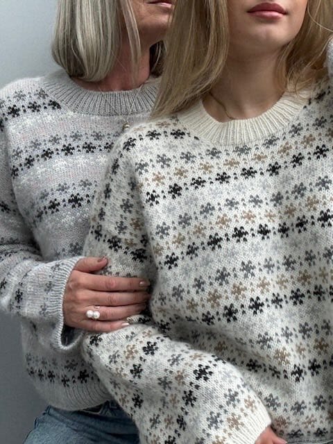 OBS MÆNGDER Rikke Bloom Sweater by Rikke Jönsson, No 1 knitting kit Knitting kits Rikke Jönsson