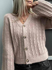 SKELET Rikke cardigan No 1 by Rikke Jönsson, No 2 + silk mohair knitting kit Knitting kits Rikke Jönsson