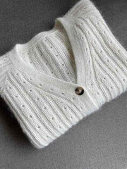 SKELET Rikke cardigan No 1 by Rikke Jönsson, No 4 + silk mohair knitting kit Knitting kits Rikke Jönsson