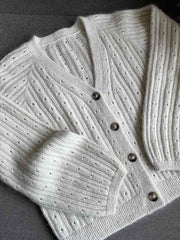 SKELET Rikke cardigan No 1 by Rikke Jönsson, No 4 + silk mohair knitting kit Knitting kits Rikke Jönsson