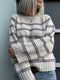 Rikke Cozy Sweater by Rikke Jönsson (two stripe colors), No 3 knitting kit