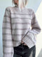 Rikke Cozy Sweater by Rikke Jönsson (one stripe color), No 3 knitting kit