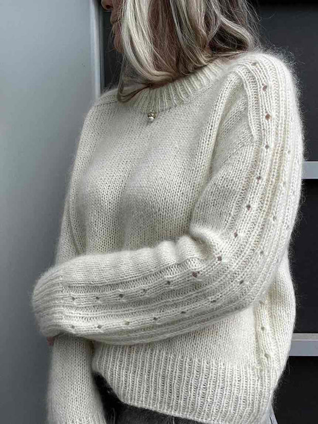 Y's handmade　0823＊ Rikke Sweater No 2 | Chunky Lace Pattern | Rikke Jönsson