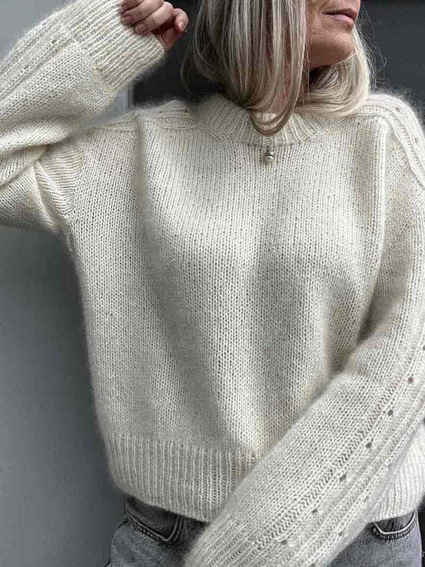 Rikke Sweater No 2 by Rikke Jönsson, No 2 + silk mohair knitting kit
