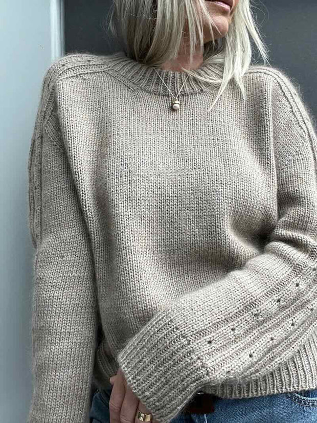 Rikke Sweater No 2 by Rikke Jönsson, No 4 + silk mohair knitting kit