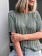 Rikke tee by Rikke Jönsson, knitting pattern (UK, DE, SE, NO)