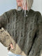 KLADDE MGL OPSKRIFT Rikke Twist Sweater by Rikke Jönsson, knitting pattern (UK, SE, NO, DE) Knitting patterns Rikke Jönsson
