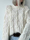 Rikke Twist Sweater by Rikke Jönsson, No 4 + silk mohair knitting kit Knitting kits Rikke Jönsson
