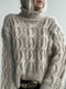 Rikke Twist Sweater by Rikke Jönsson, No 1 + silk mohair knitting kit Knitting kits Rikke Jönsson 