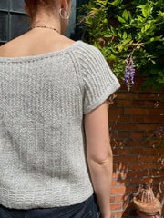 Rustic blouse by Hanne Falkenberg, pattern Knitting patterns Hanne Falkenberg