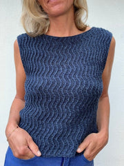 Sandwave top by VesterbyCrea, knitting pattern Knitting patterns VesterbyCrea