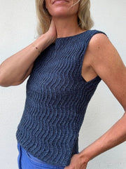 Sandwave top by VesterbyCrea, No 21 + No 13 knitting kit Knitting kits VesterbyCrea